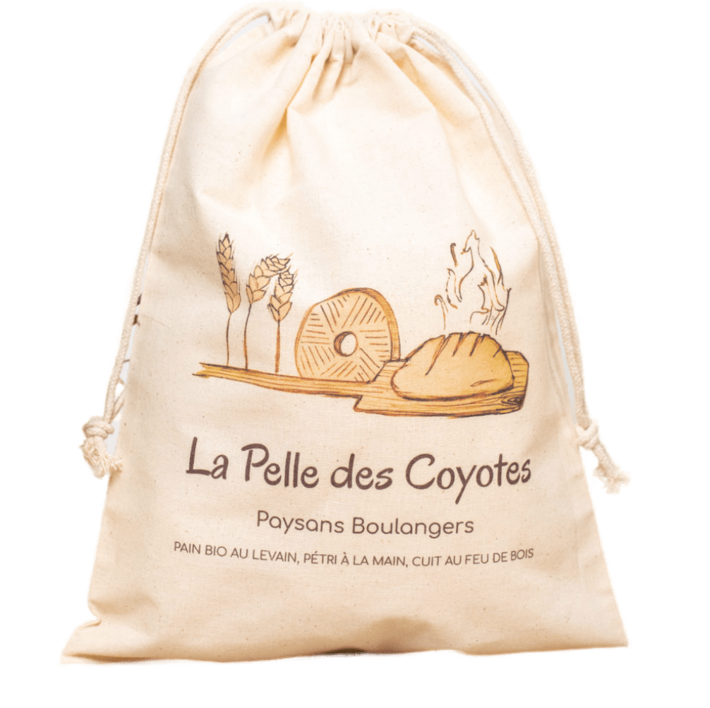 Pochon personnalisable en coton bio avec cordelette (25 x 30 cm) - 2