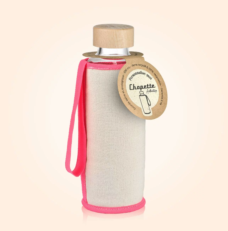 Gourde en verre recyclé 50 cl Made in Italy garantie à vie - 4