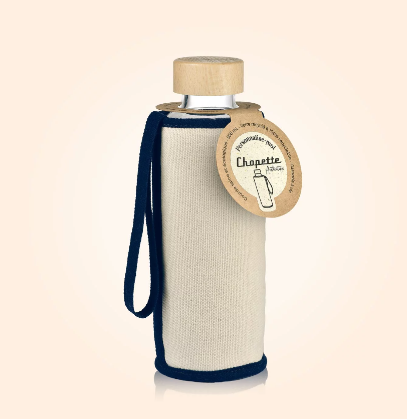 Gourde en verre recyclé 50 cl Made in Italy garantie à vie - 6