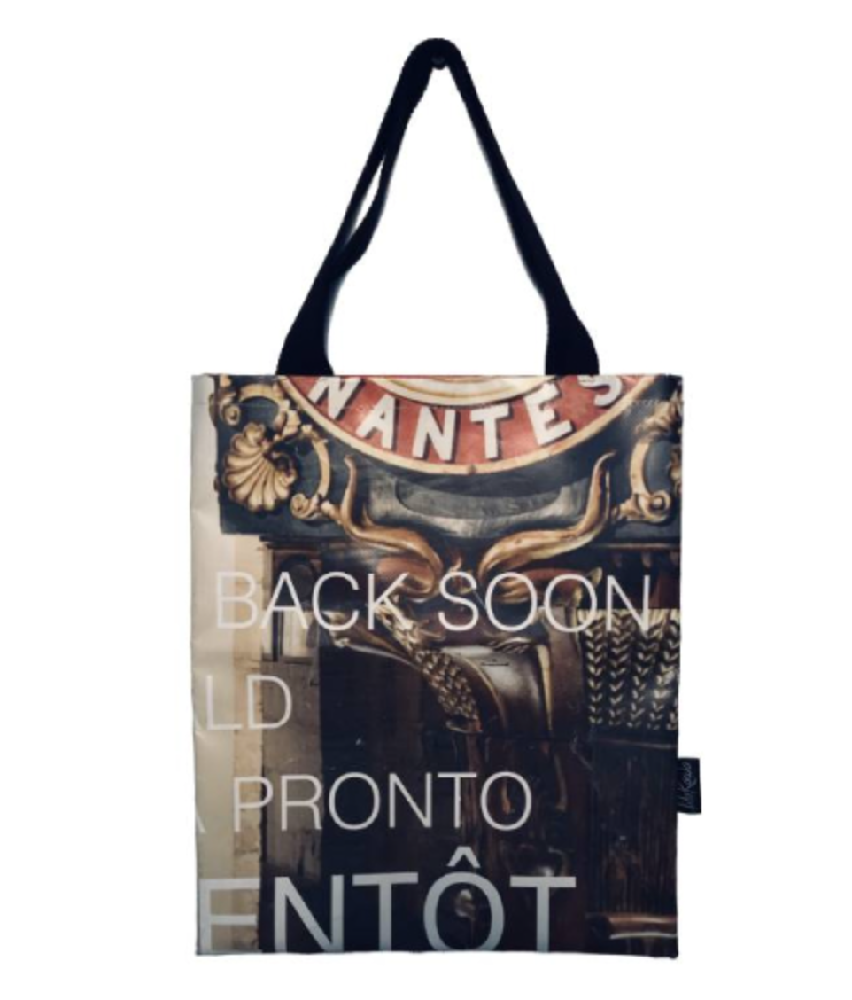 Tote bag en bâche upcyclée fabriqué en France - 2