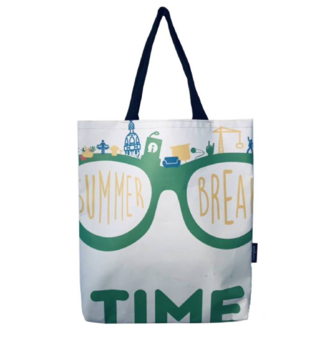 Tote bag en bâche upcyclée fabriqué en France