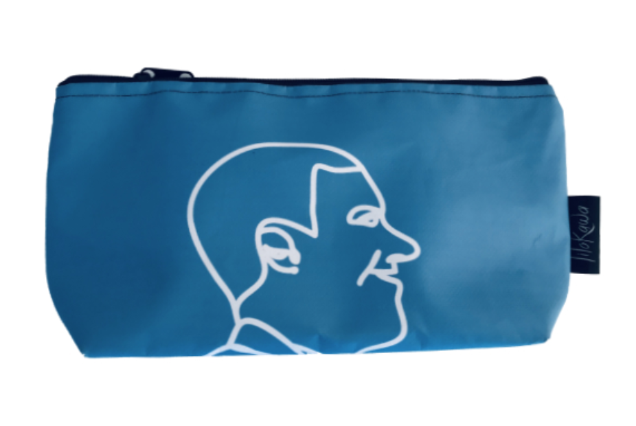 Pochette trousse en bâche upcyclée fabriqué en France - 3