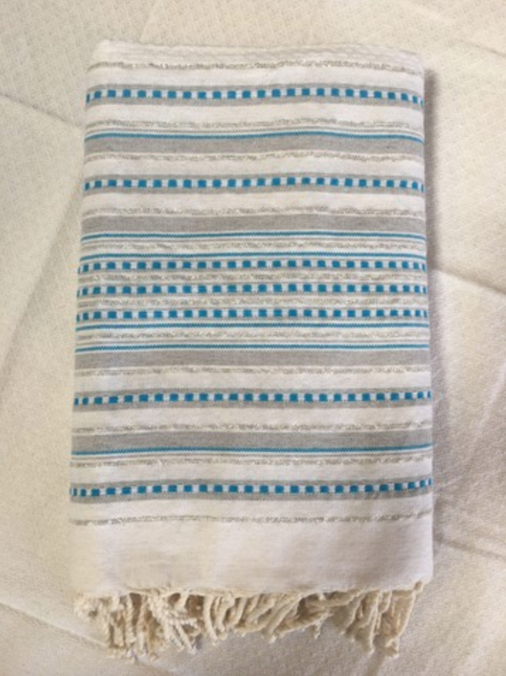 Fouta 200 x 200 cm en coton recyclé personnalisable - 3