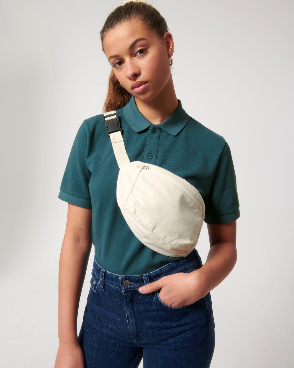 Sac banane en coton et polyester recyclé - 3