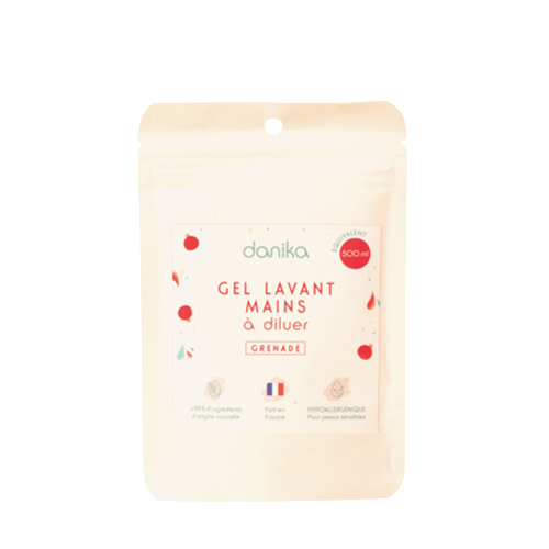 Sachet nettoyant gel lavant mains biologique made in France