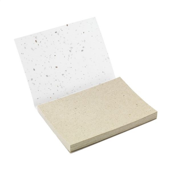 Bloc-notes en papier graines autocollants Made in Europe -