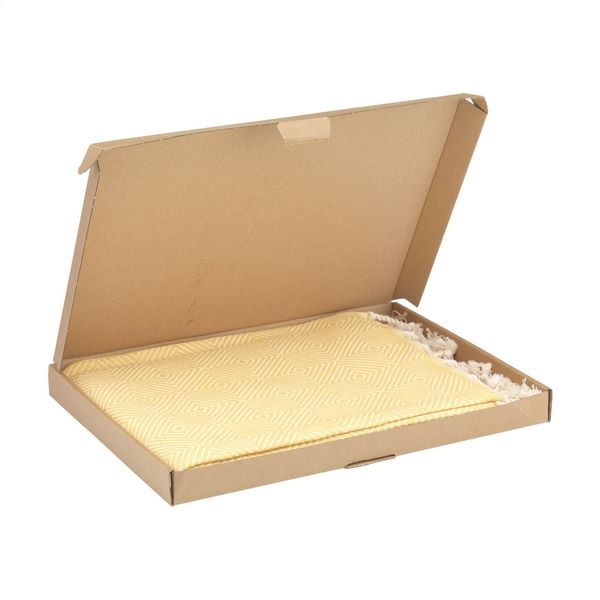 Serviette coton recyclé et RPET -