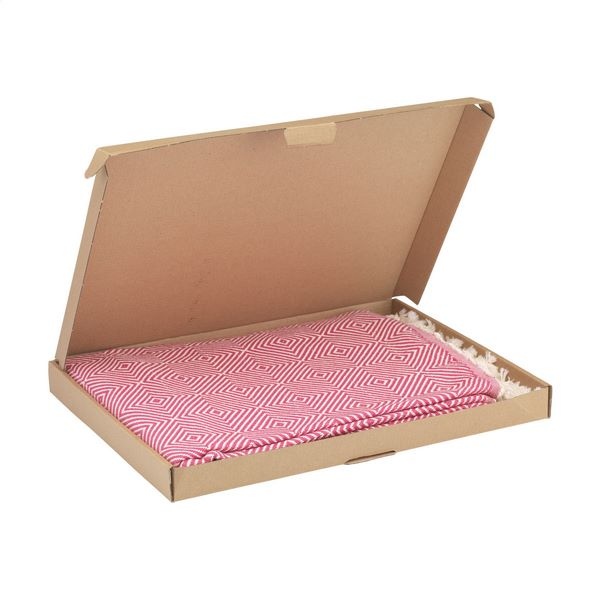 Serviette coton recyclé et RPET -