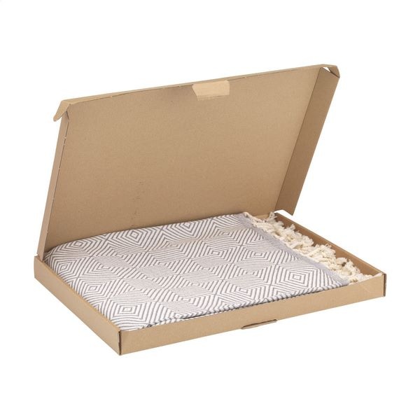 Serviette coton recyclé et RPET -