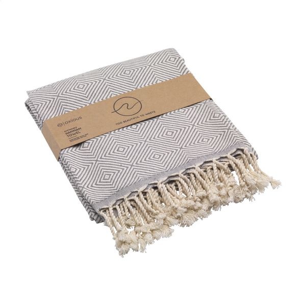 Serviette coton recyclé et RPET -