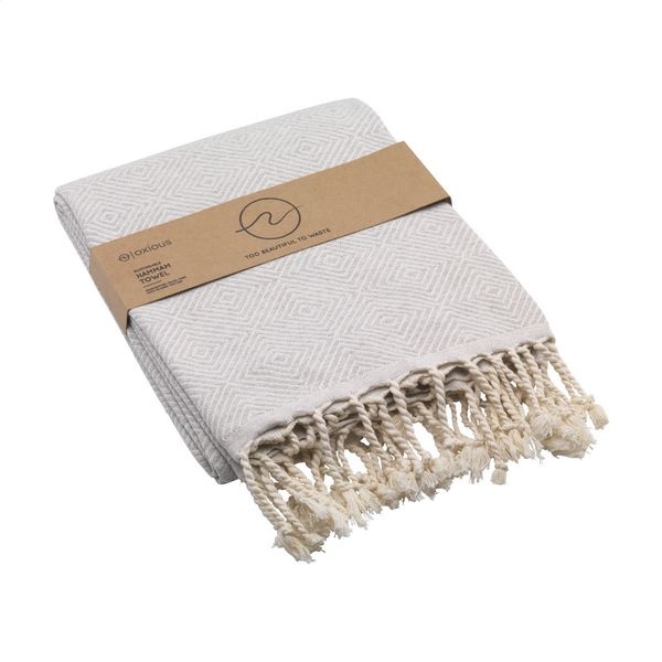 Serviette coton recyclé et RPET -