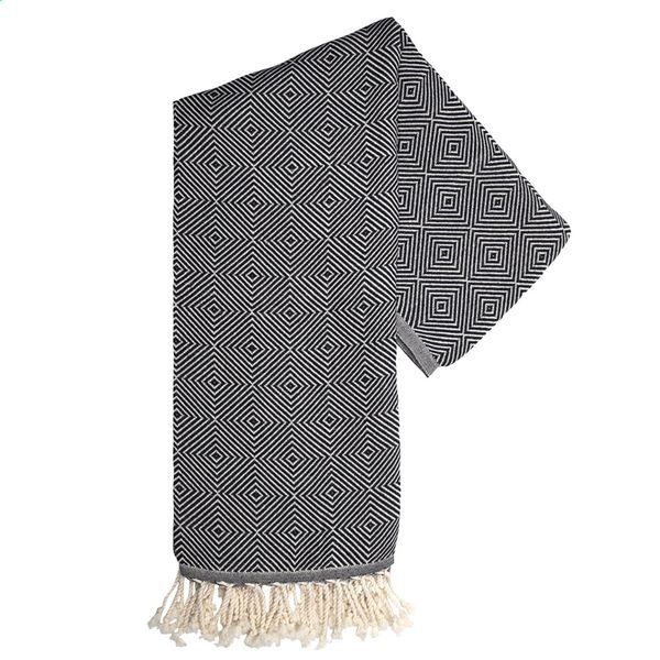 Serviette coton recyclé et RPET -