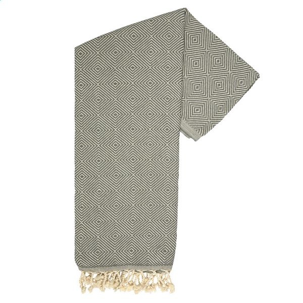 Serviette coton recyclé et RPET -