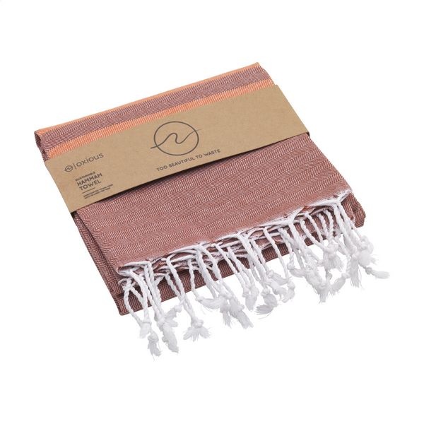 Serviette en coton et déchets textiles -