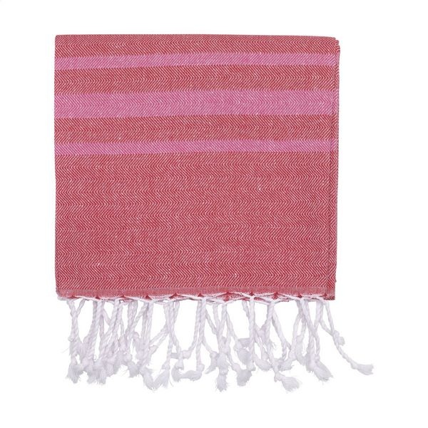 Serviette en coton et déchets textiles -