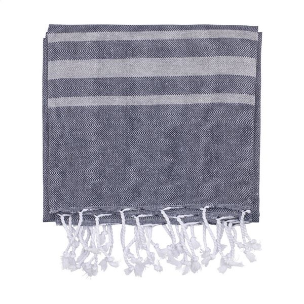 Serviette en coton et déchets textiles