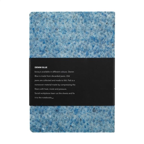 Carnet format A6 textile recyclé - 3