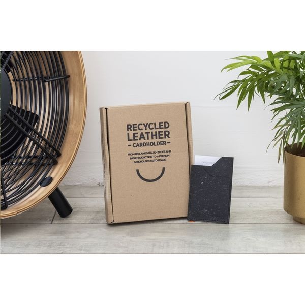 Porte-cartes déchets de cuir recyclés - 19