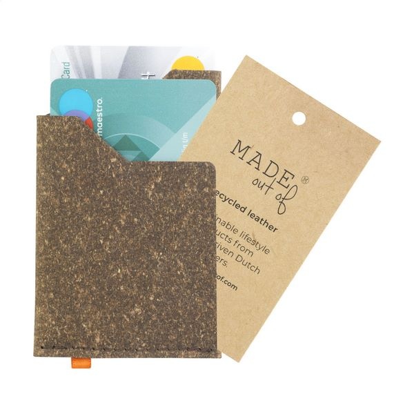Porte-cartes déchets de cuir recyclés - 20