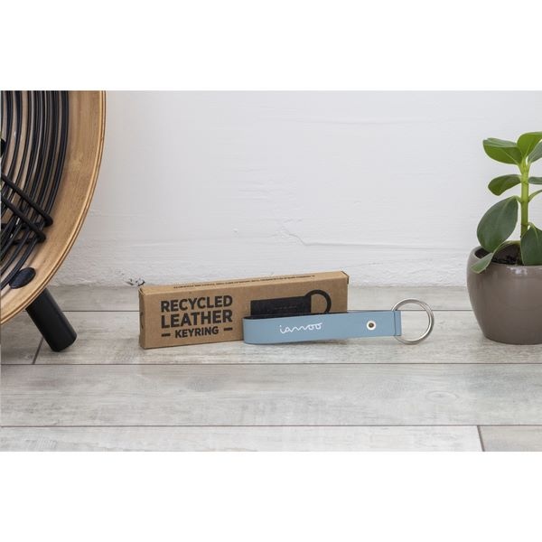 Porte-clés en cuir recyclé Made in Europe - 1