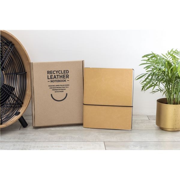 Carnet A5 déchets cuir recyclés - 3