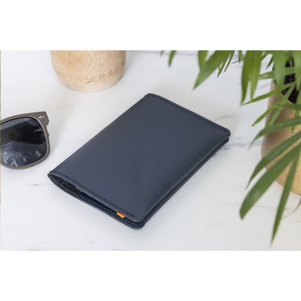 Etui à passeport déchets cuir recyclés - 17