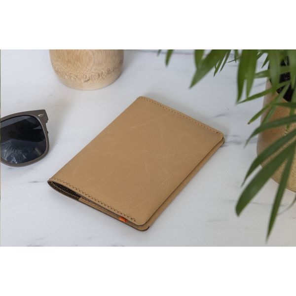 Etui à passeport déchets cuir recyclés - 18
