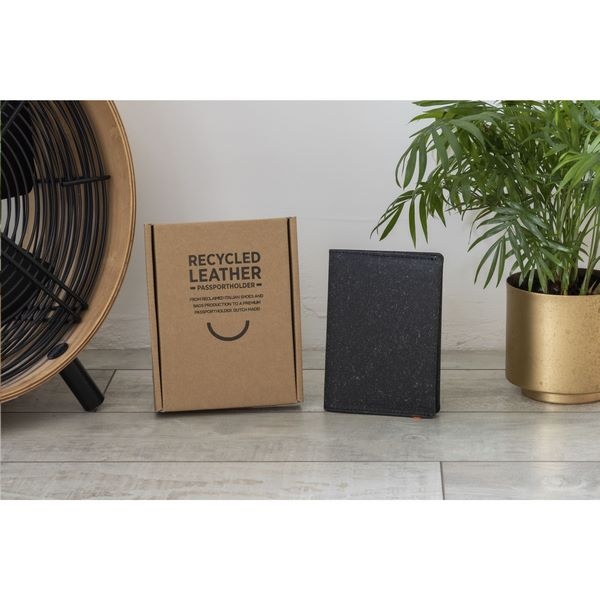 Etui à passeport déchets cuir recyclés - 4