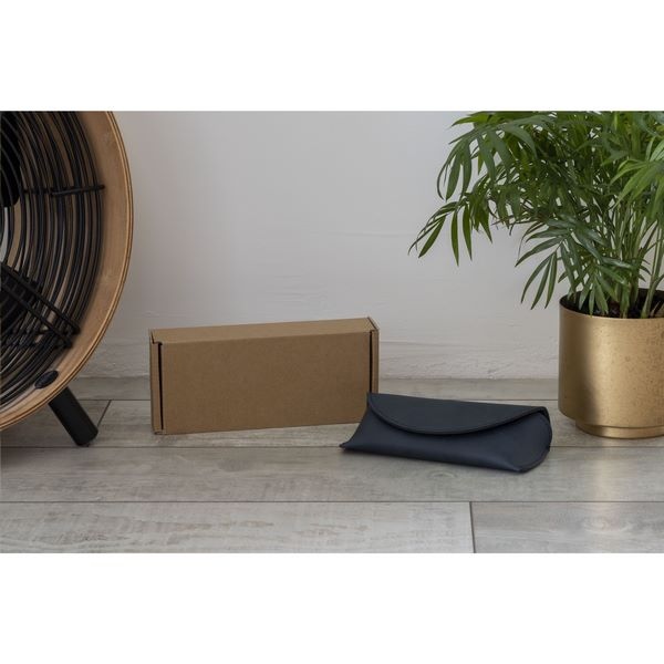 Etui à lunettes en cuir recyclé - 1