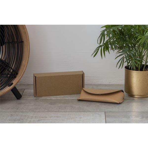 Etui à lunettes en cuir recyclé - 3