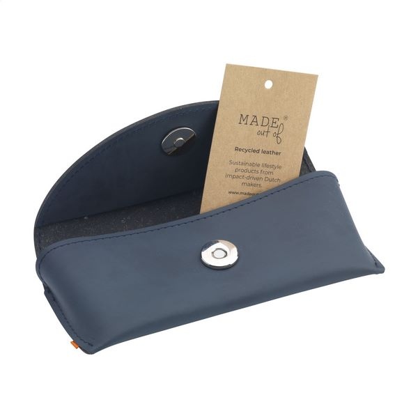 Etui à lunettes en cuir recyclé - 5