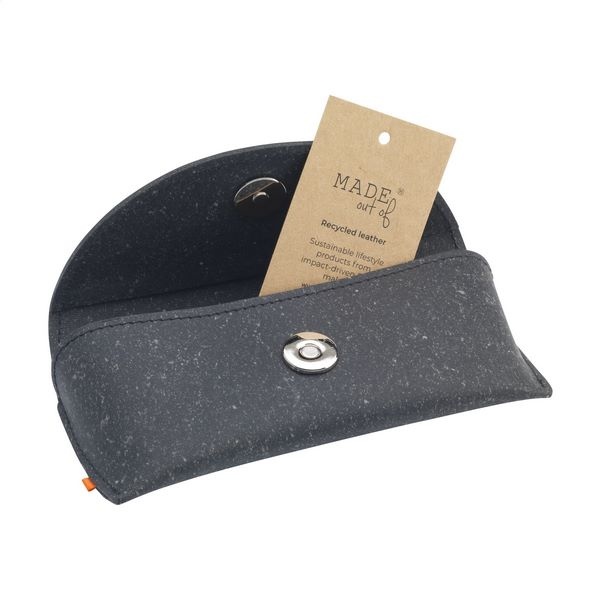 Etui à lunettes en cuir recyclé - 8