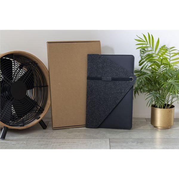 Housse d'ordinateur en cuir de pommes et feutre 13 pouces - 2