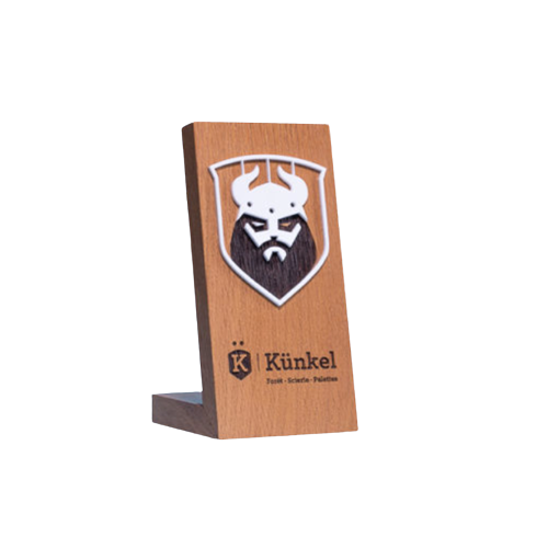 Trophée en bois sur-mesure rectangle Made in France