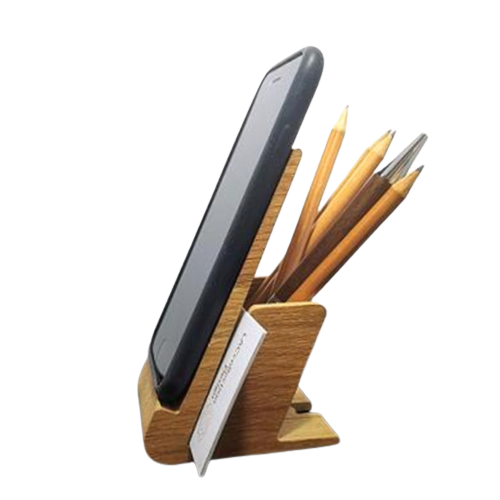 Porte téléphone en chêne Made in France - 2