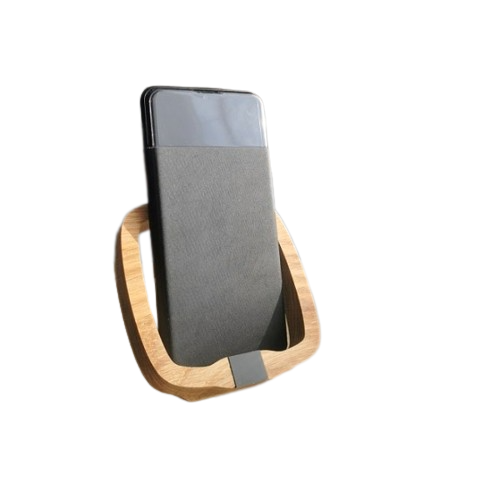 Porte téléphone Epsilon en chêne Made in France