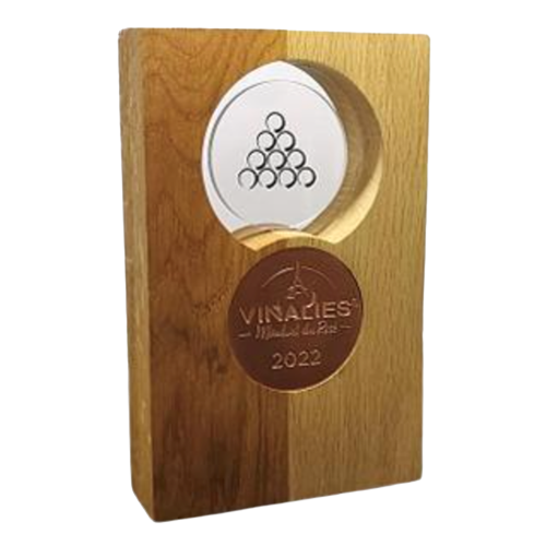 Trophée Hublot en chêne et métal Made in France