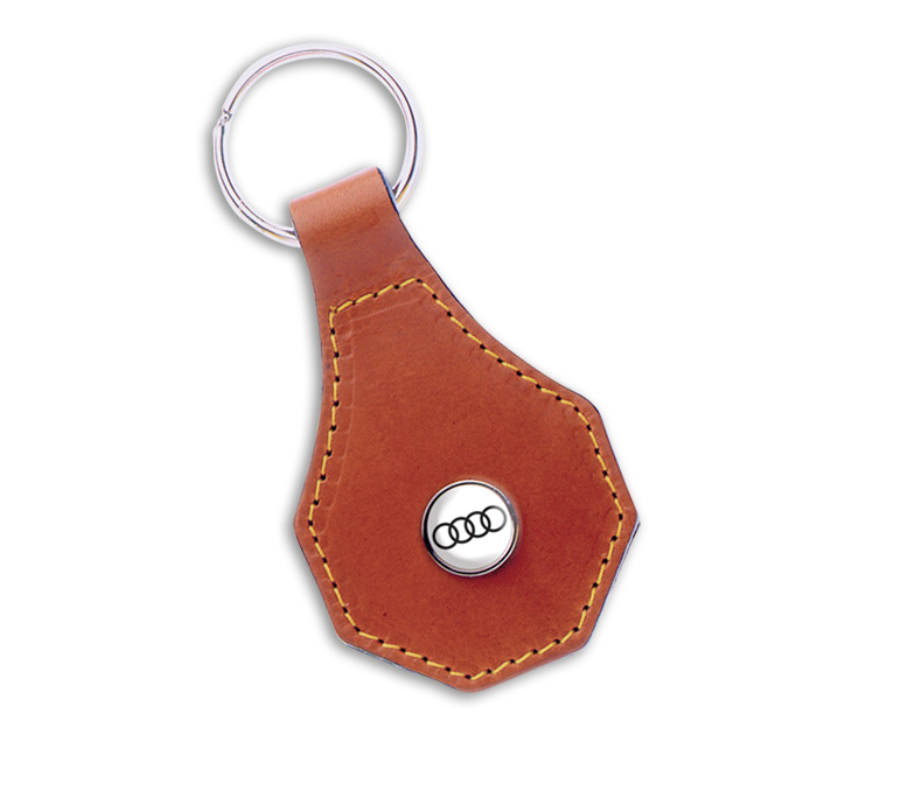 Porte-clés en cuir de pomme