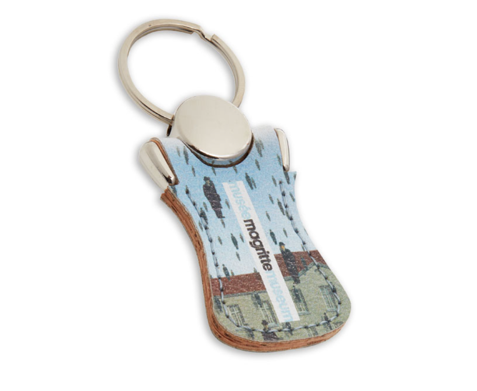 Porte-clés en cuir de pomme personnalisation numérique