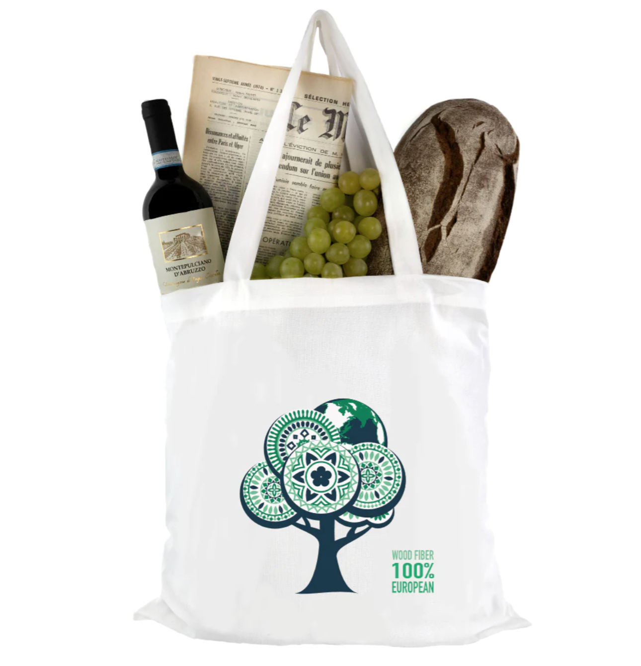 Tote bag Tree Tote en fibre de bois