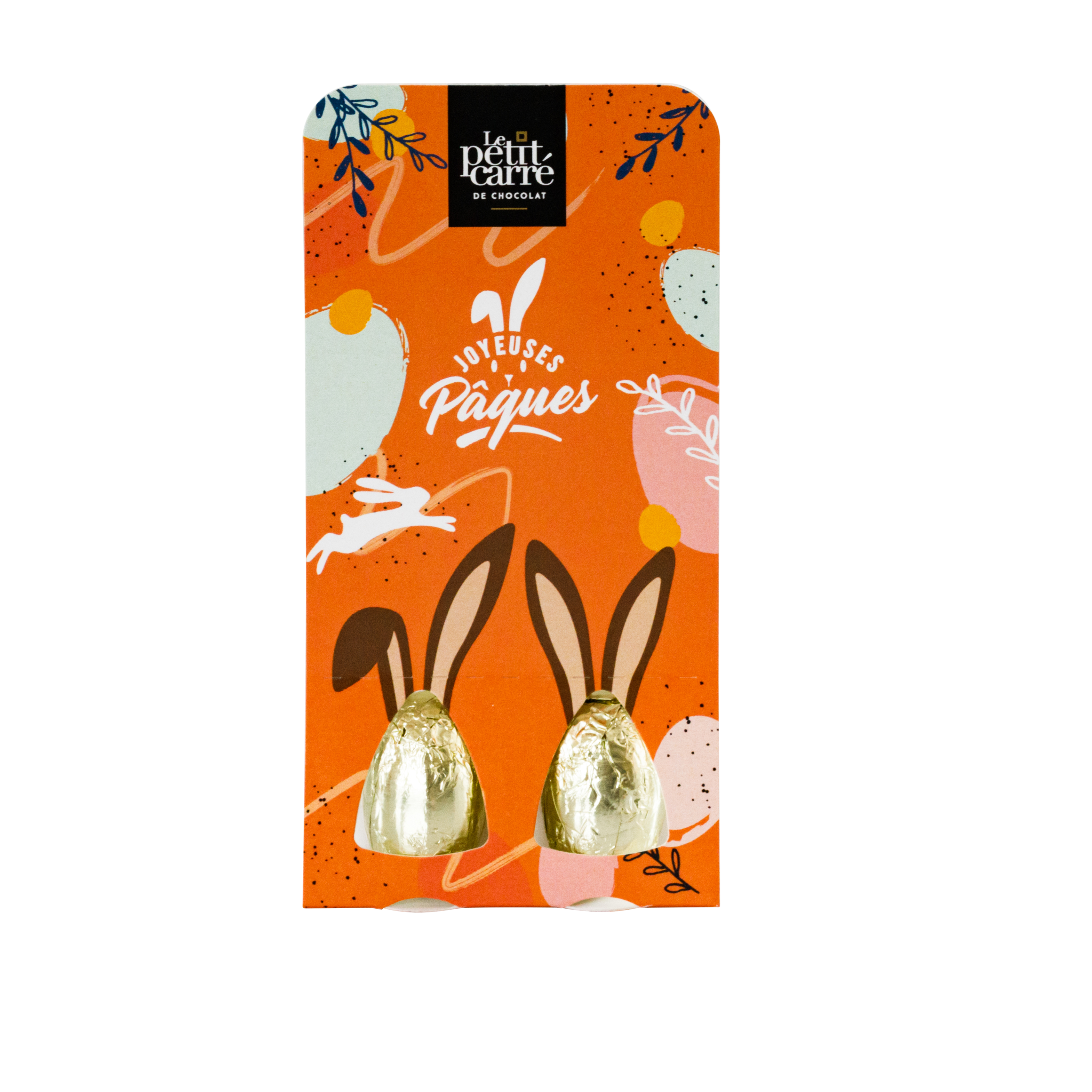 Pochette 2 oeufs au chocolat bio