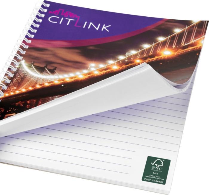 Carnet A4 à spirales fabriqué en Angleterre - 2