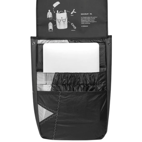 Sac à dos upcyclé Made in Portugal Gravelot 18 L - 9