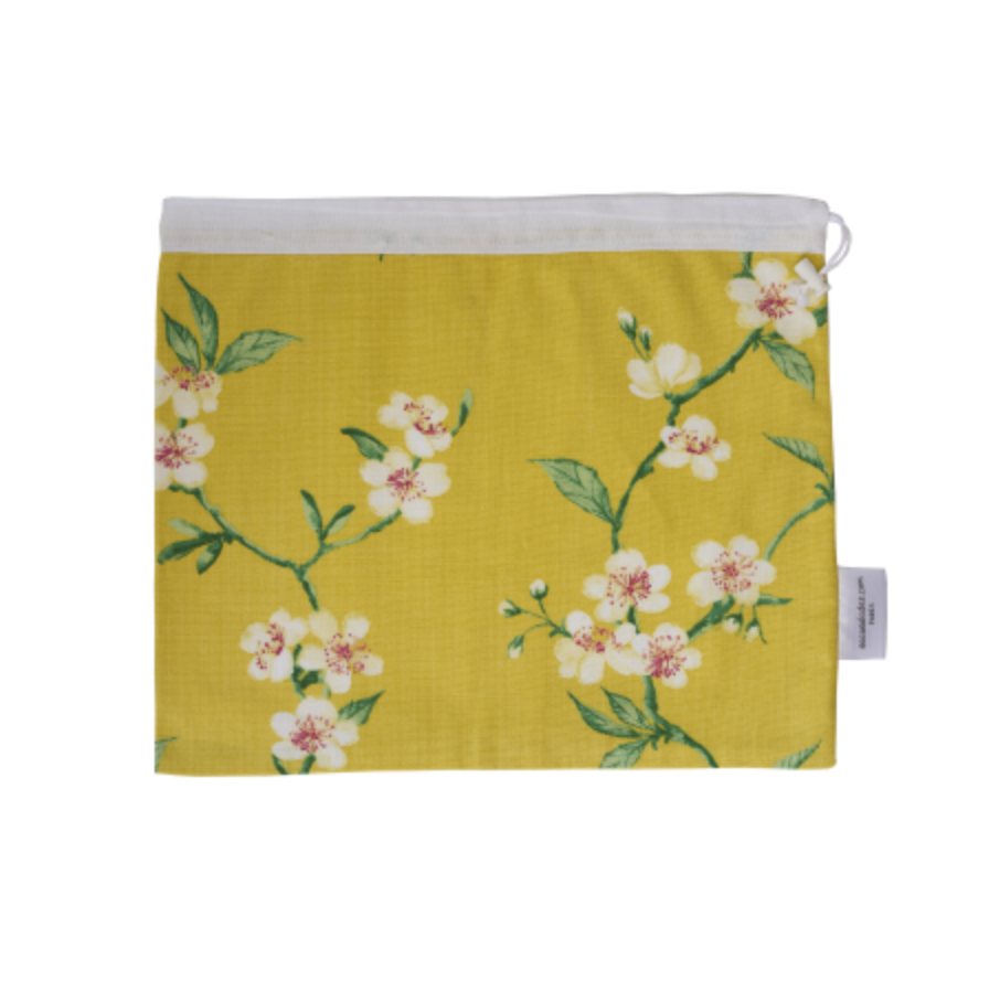 Sac à salade réutilisable Cerisier Moutarde