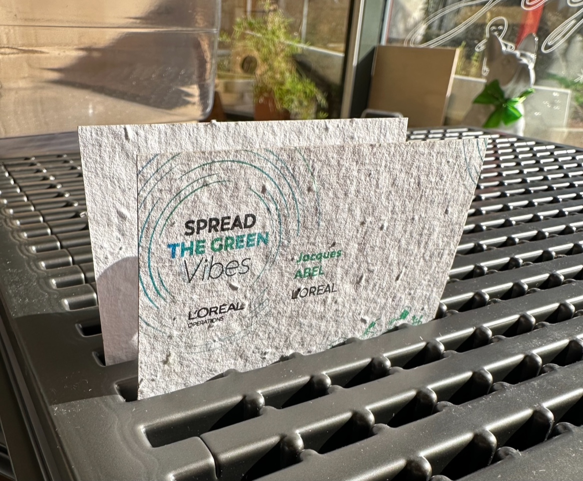 Badge en papier ensemencé, à planter avec pince crocodile - 3