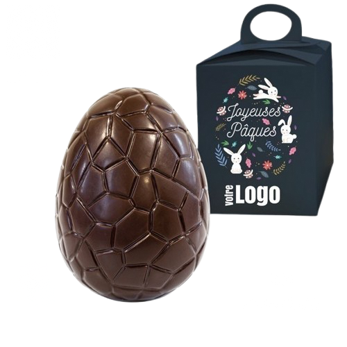 Moulage Oeuf 100g Noir 70% Bio