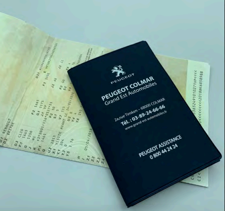 Porte vignette assurance pare-brise Made in France - 2