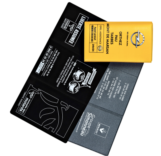 Porte vignette assurance pare-brise Made in France