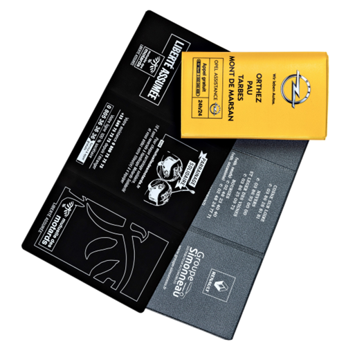 Porte vignette assurance pare-brise Made in France