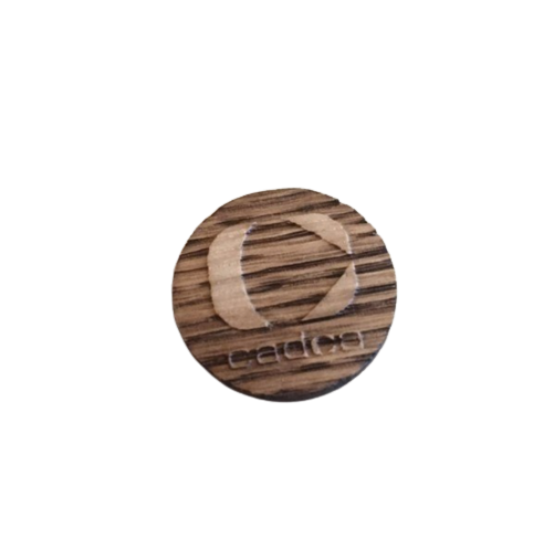 Jetons de caddie bois personnalisable Made in France